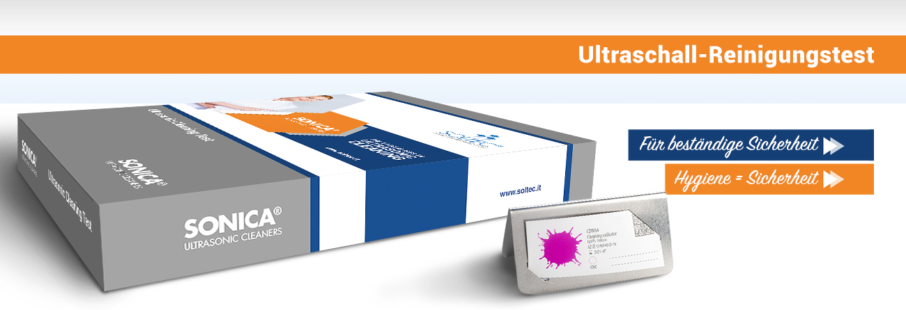 Ultrasonic cleaning test