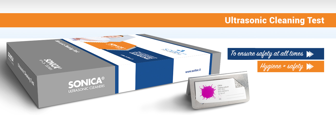 Ultrasonic cleaning test