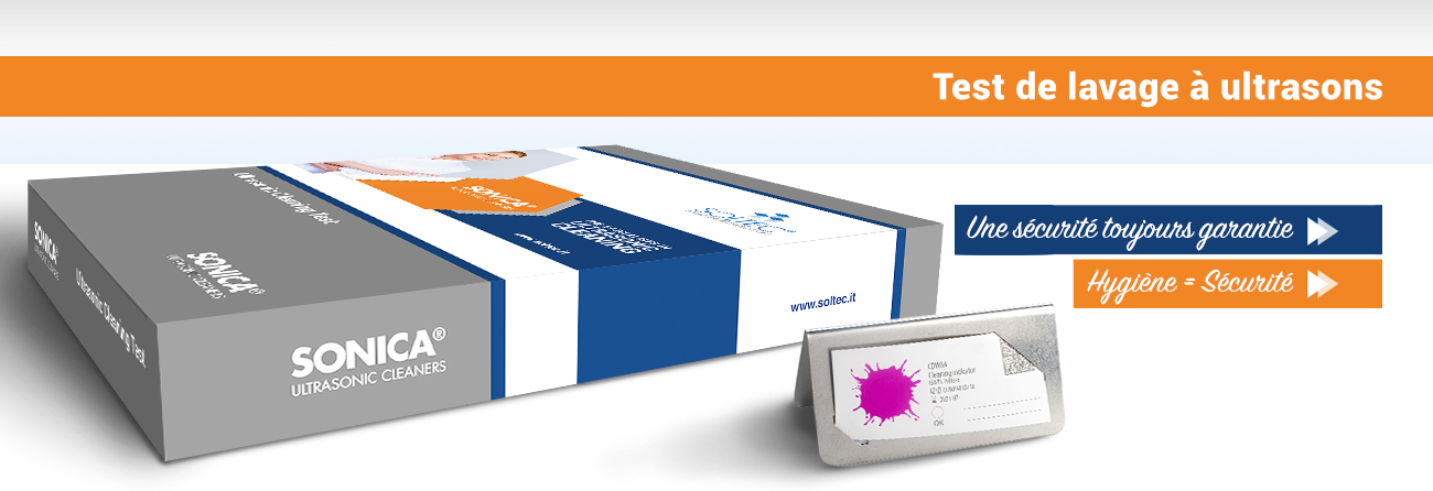 Ultrasonic cleaning test