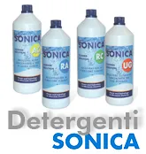 Full range of SONICA® detergents and disinfectants