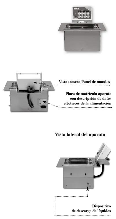 aparato de limpieza por ultrasonidos SONICA en version empotrable