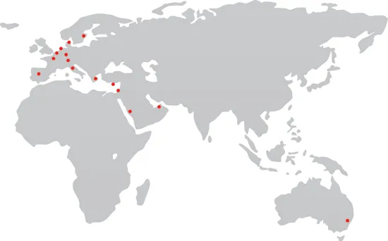 SONICA ultrasonic cleaners world map distributors. Ultrasonic cleaning